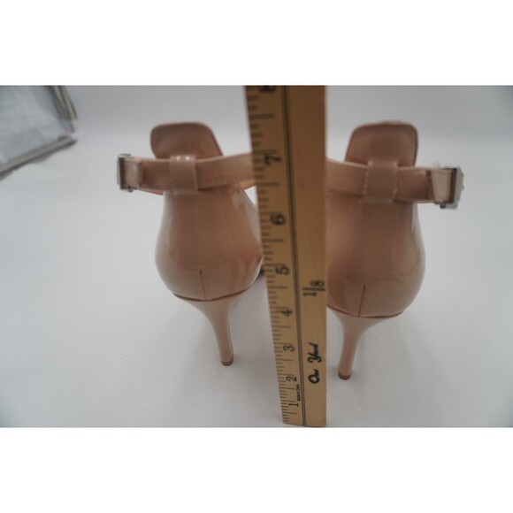 Jessica Simpson Mirena Nude Ankle Dress Open Toe Heel Buckle Sandal Size 9.5M - Picture 10 of 10